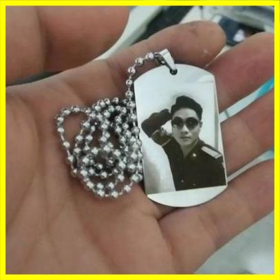 Thẻ bài Dogtag khắc ảnh - Vòng cổ thẻ bài quân nhân