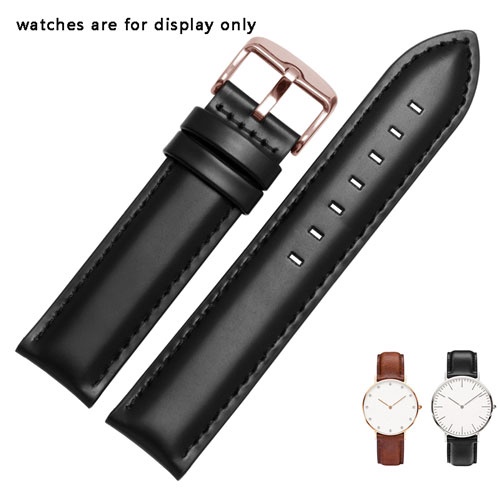 Dây Đeo Đồng Hồ Bằng Da Không Mài Mòn 12mm 13mm 15mm 17mm 18mm 19mm 20mm 22mm