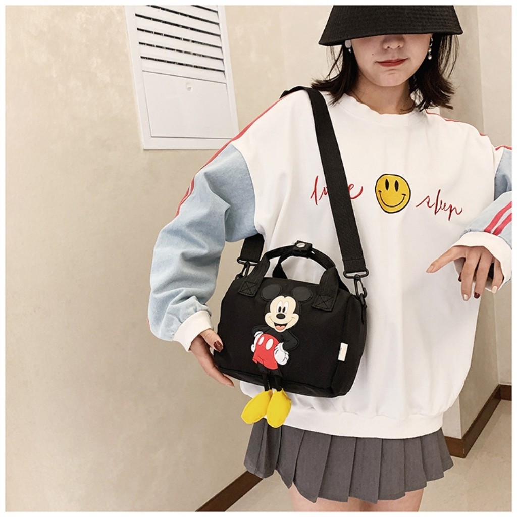 Túi Đeo Cho Bé Phong Cách Mickey Du Lịch Đi Chơi Cao Cấp