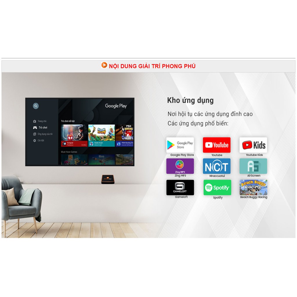 FPT Play Box+ 2020 (Model 550) Phiên Bản Android TV 10 - Hàng Chính Hãng