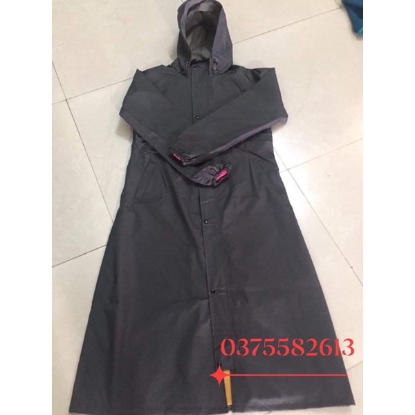 Áo mưa măng tô Nam 2 lớp chống thấm tuyệt đối