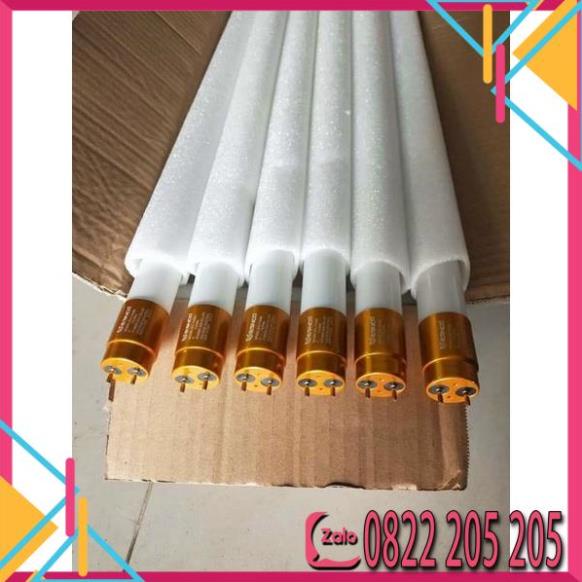 Bóng Đèn Tuýp Led T8 thuỷ tinh 30w hiệu Esnco dài 1m2 đầu nhôm vàng bảo hành 12 tháng