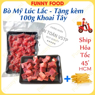 Bò lúc lắc – bò mỹ 500g – tặng kèm 100g khoai tây - funnyfood