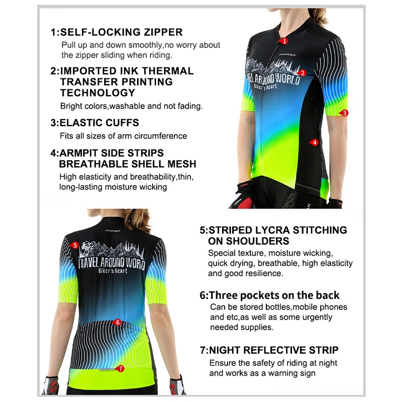 Áo Thể Thao Đạp Xe Chống Tia UV400 Thời Trang Mùa Hè Cho Nữ