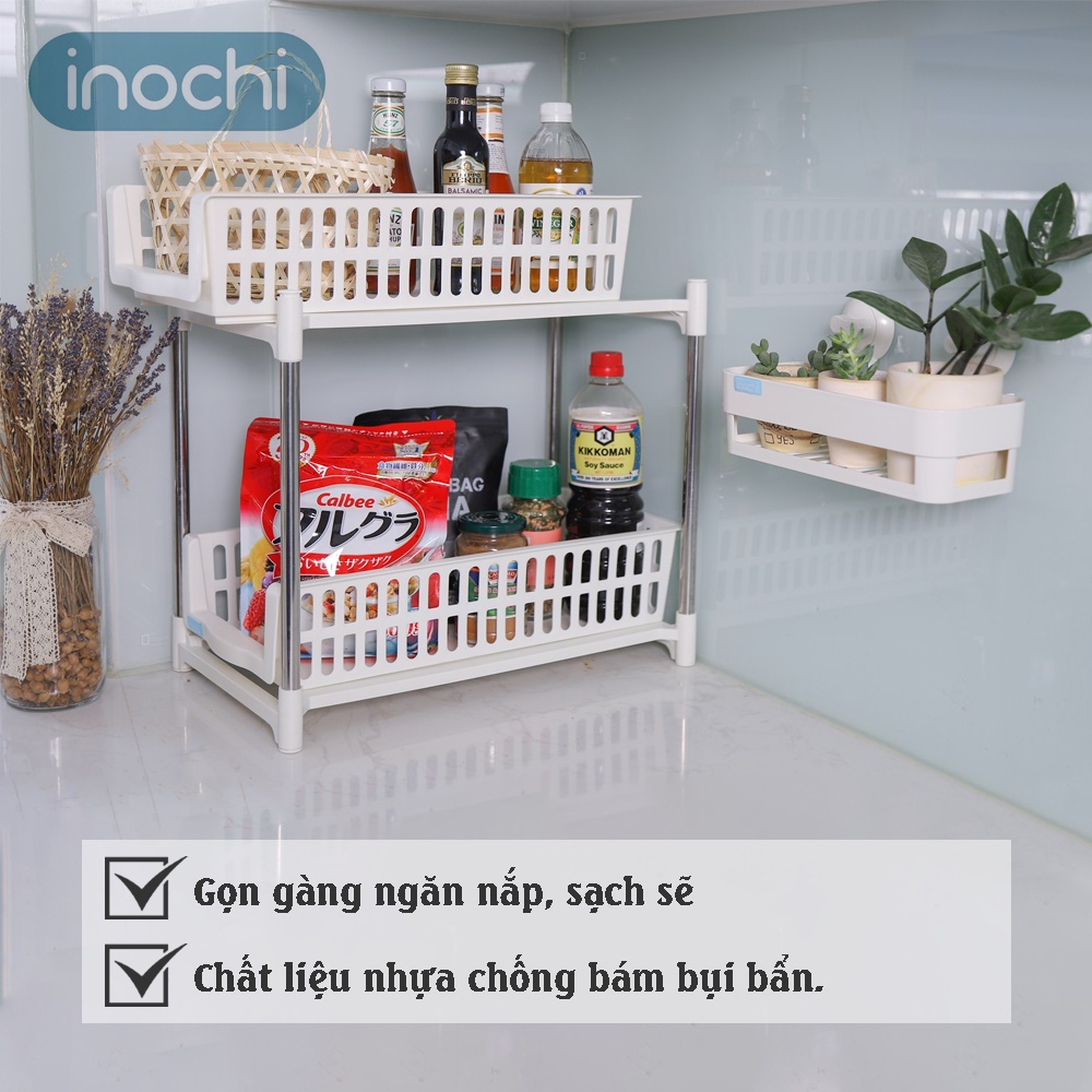 Kệ trượt inochi kệ nhà bếp TOTYO Thông Minh Dùng Đựng Gia Vị Nhà Bếp Giá Để Đồ Nhà Tắm Kệ nhà bếp Chắc Chắn