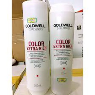 Dầu gội xả tóc nhuộm Goldwell Colour Extra Rich 250ml