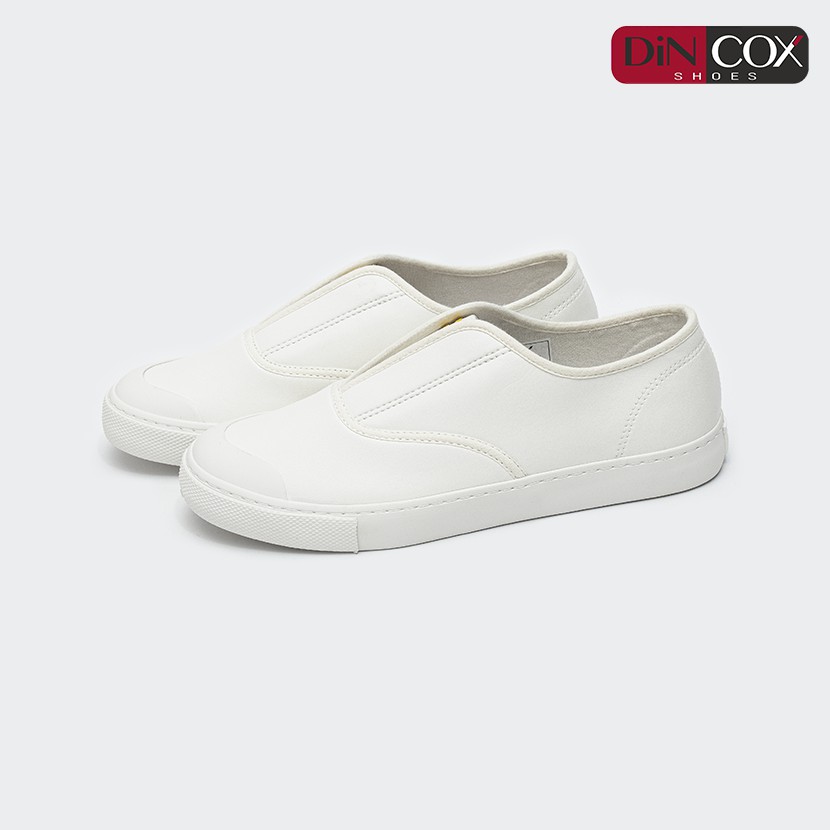 Giày Lười Da Slip On  Dincox C12 White Sang Trọng Lịch Lãm