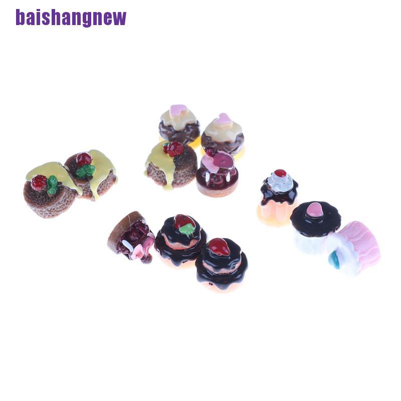 Set 5 Mô Hình Bánh Ngọt 3d Trang Trí Nhà Búp Bê