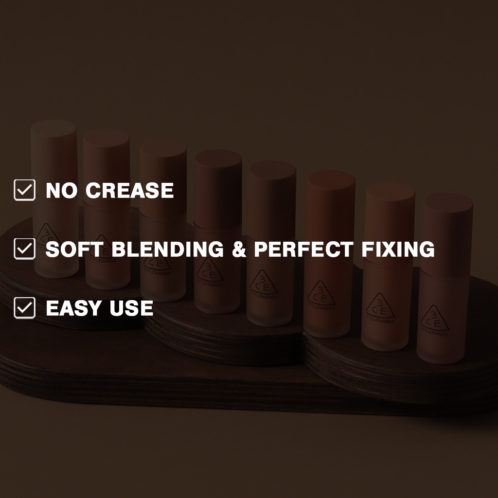 Màu Mắt 3CE Dạng Lỏng Mịn Lì Như Nhung 3CE Liquid Primer Eye Shadow 3.7ml | Official Store Eye Make up Cosmetic