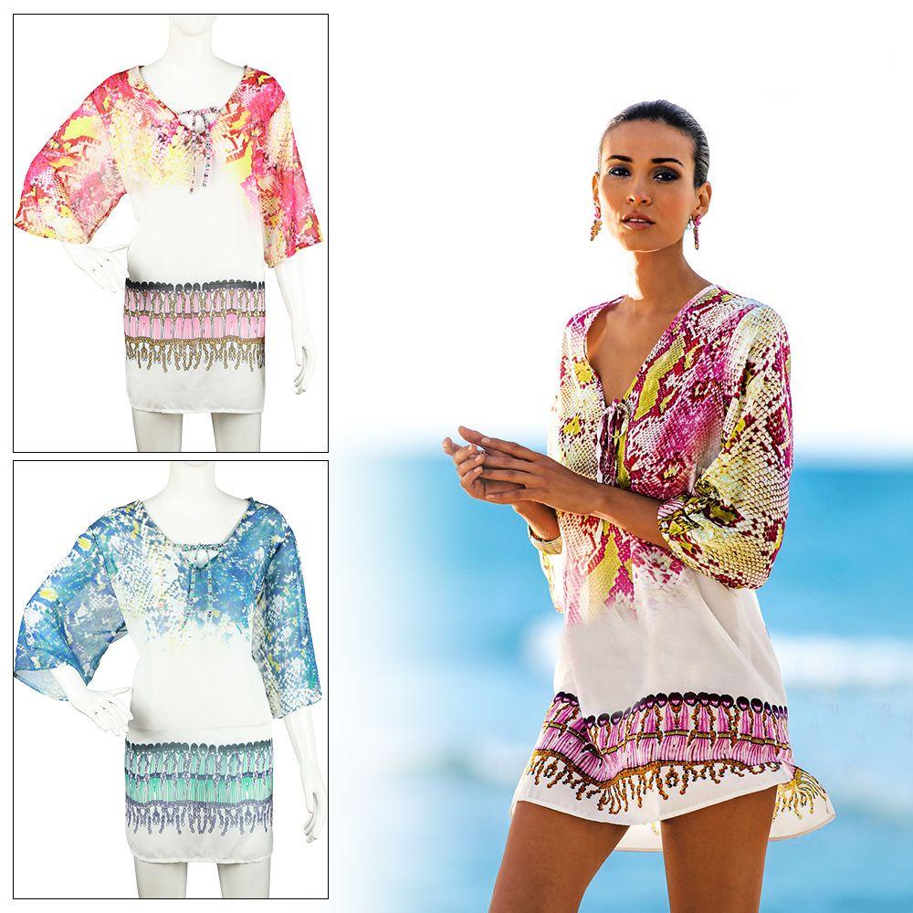 Đầm Maxi Sarong Kaftan Đi Biển Mùa Hè Heceh