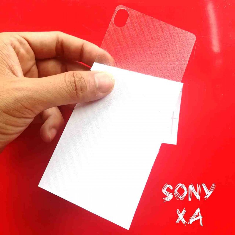 Miếng dán lưng Sony Xperia X, XA, XA Ultra, XA1, XA1 Plus, XA1 Ultra, XA 2, XA 2 Ultra vân carbon 3D