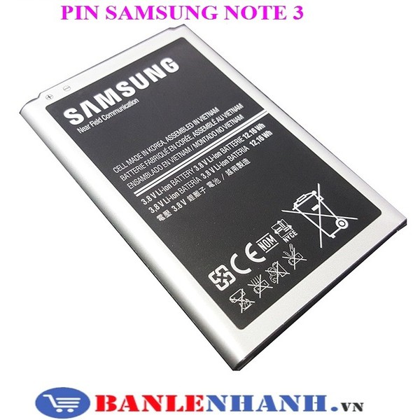 PIN SAMSUNG NOTE 3 [PIN NEW 100%, ZIN ]