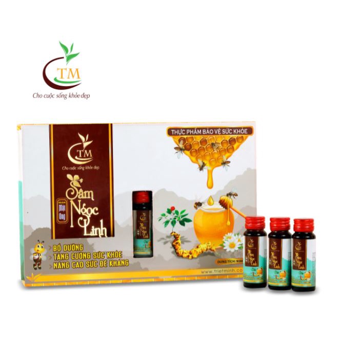 Nước Sâm Ngọc Linh ngâm mật ong 90 ml ( hủ 30ml ) - Sản phẩm cao cấp dùng làm quà tặng biếu