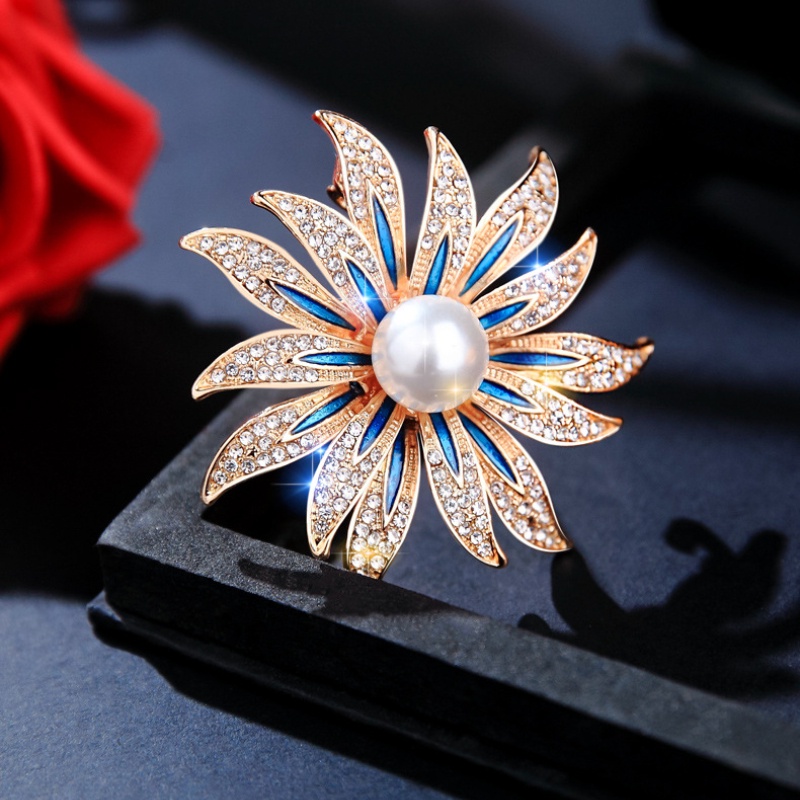 Ghim Cài Áo Hình Hoa Hướng Dương Thanh Lịch