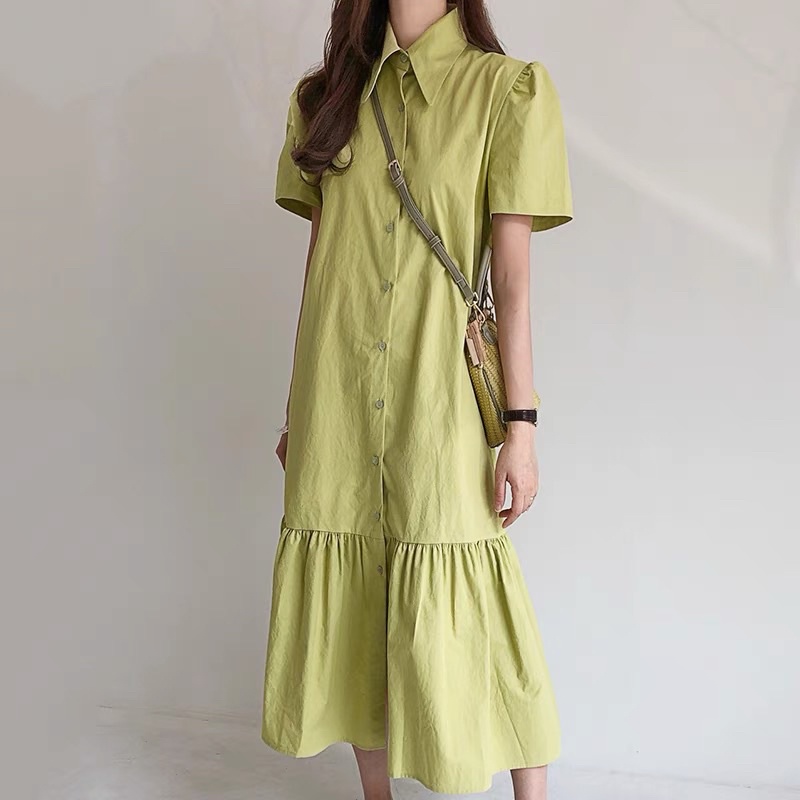 - Váy suông cộc tay đuôi cá nữ Ulzzang Hàn Quốc BORA SHOP