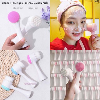 Cọ rửa mặt massage 2 đầu sạch sâu