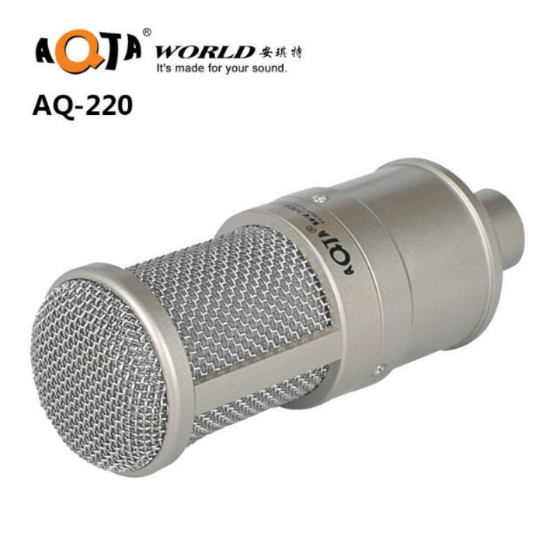 MICRO THU ÂM  AQ 220 100% Cam Kết 100% Hàng Chính hãng AQTA Bảo hành 12 Tháng