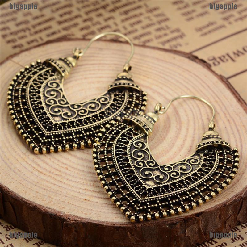 Khuyên tai hình trái tim phong cách cổ điển thanh lịch dành cho nữ