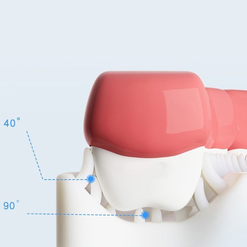 Bàn Chải Đánh Răng Silicon Hình Chữ U Họa Tiết Hoạt Hình Cho Bé
