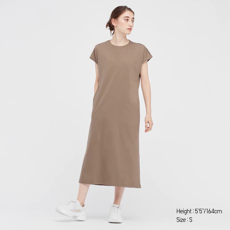 HÀNG XUẤT XỊN - ĐẦM THUN COTTON Un1 DÁNG MIDI XUẤT KHẨU