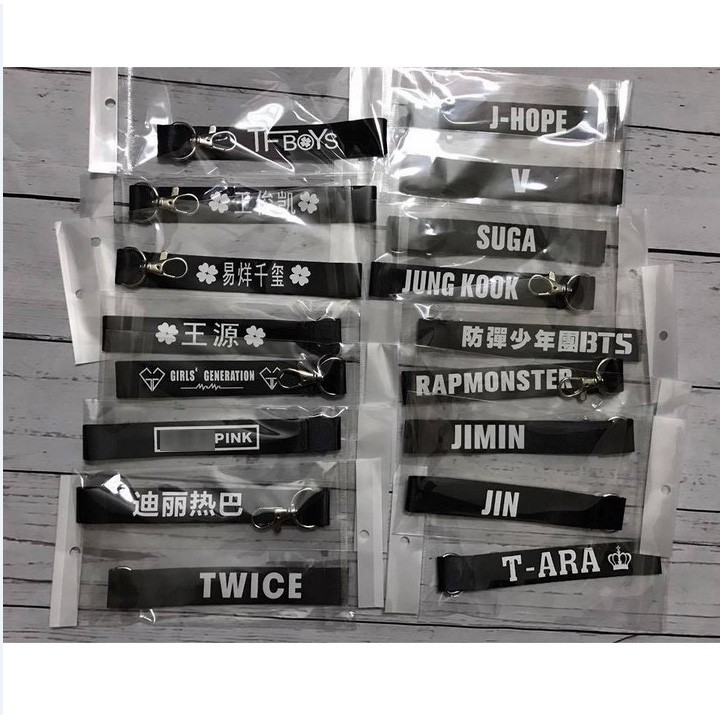 ( Mẫu 2)- Nametag Blackpink Lisa Jisoo Jennie Rose phụ kiện idol strap dây đeo điện thoại quà tặng trang trí xinh xắn