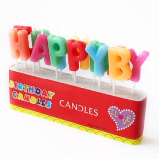 Nến chữ happy birth day