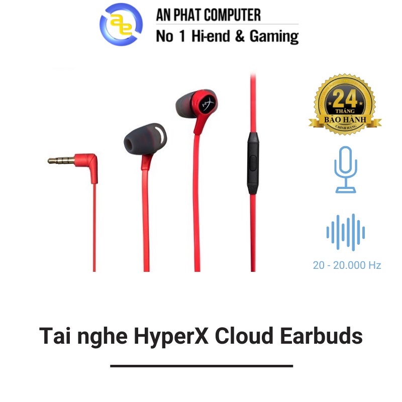 [Tai nghe Kingston HyperX Cloud Earbuds / Earbuds Bluetooth Chính hãng
