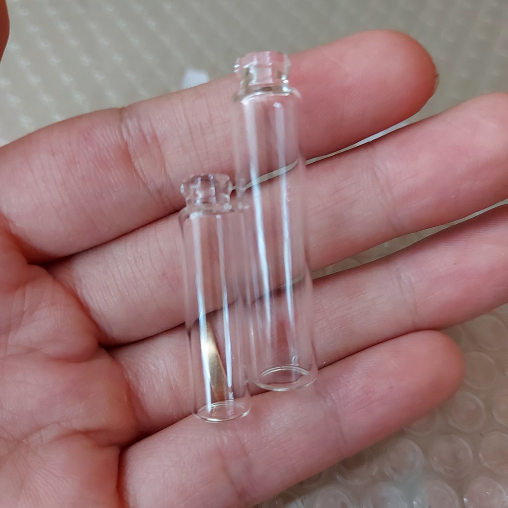 1000 Chai chiết / ống chiết / lọ chiết nước hoa mini 1ML 2ML đựng vial, mẫu thử, test