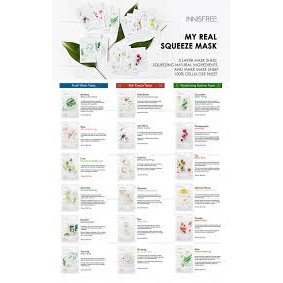 mặt nạ innissfree nhiều vị .