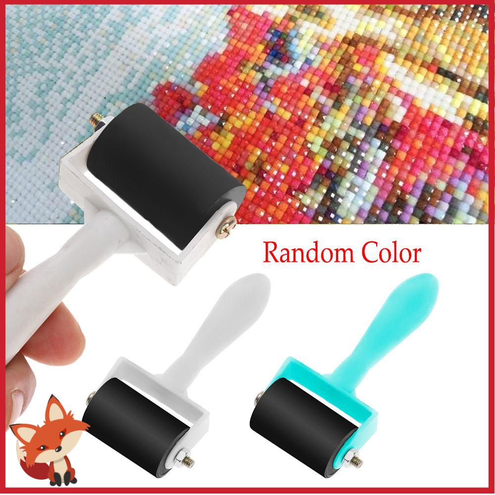 Cây Lăn Tranh Đính Đá 5D Bằng Nhựa Màu Sắc Ngẫu Nhiên Đa Năng