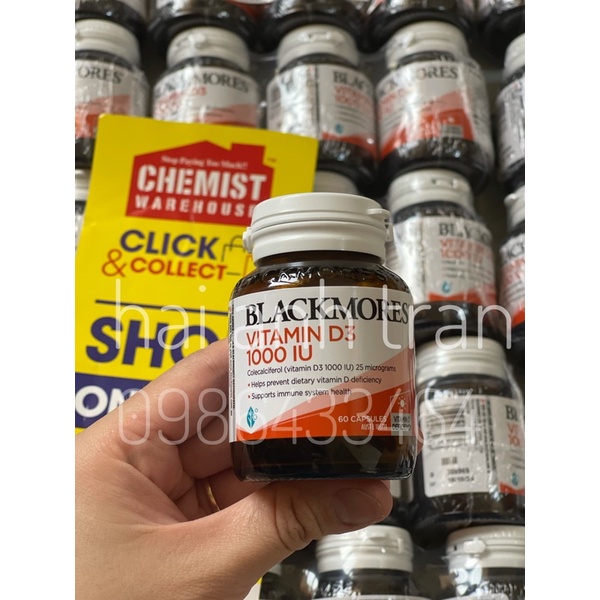 Viên uống bổ sung Vitamin D3 Blackmores