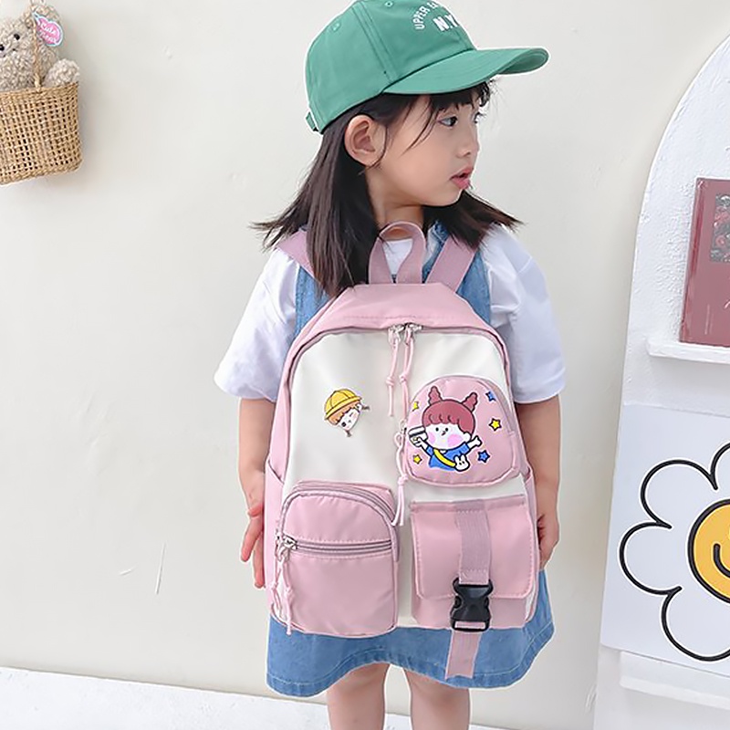 Túi Trẻ Em Vải nylon Phim Hoạt Hình Ba Lô AKKU