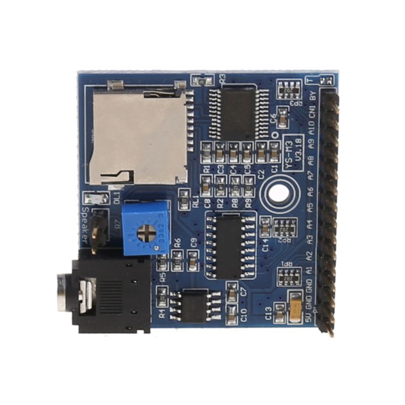 Mô đun phát giọng nói / nhạc MP3 DC 5V SD/TF kèm 2 cổng USB