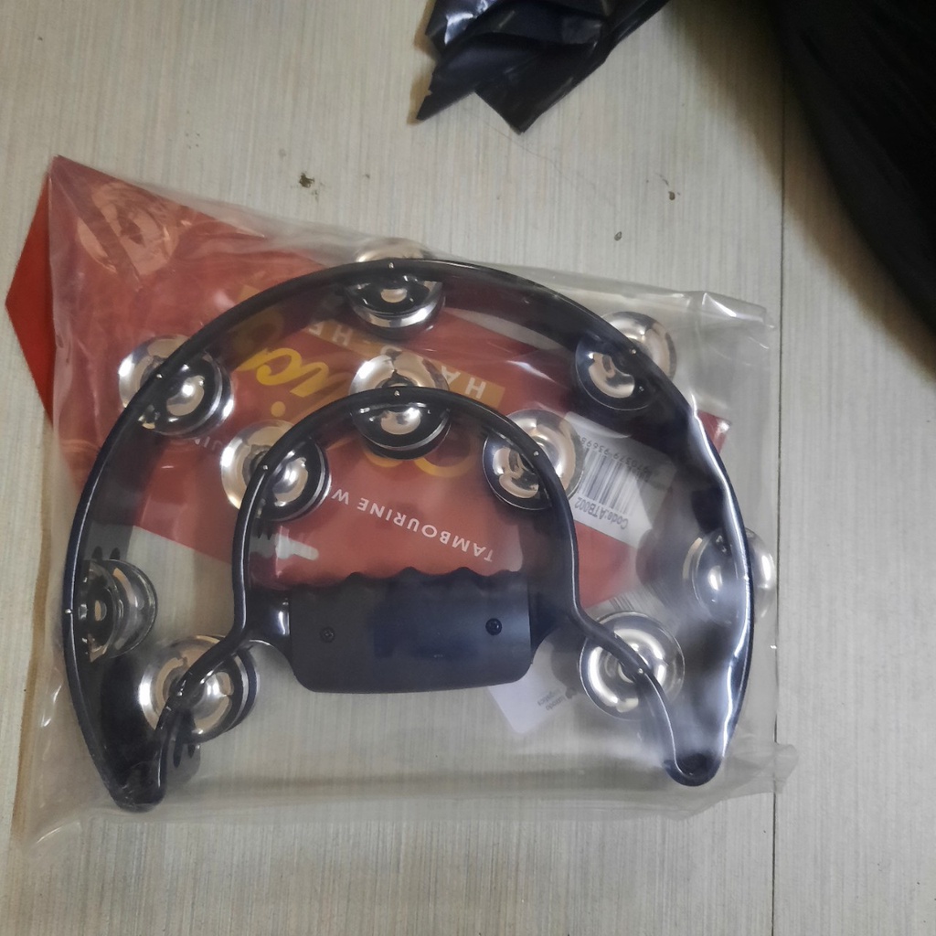 Xắc xô lắc giá rẻ, nhạc cụ cho bé,trống lục lạc cầm tay,Tambourine alice, lắc tay Alice