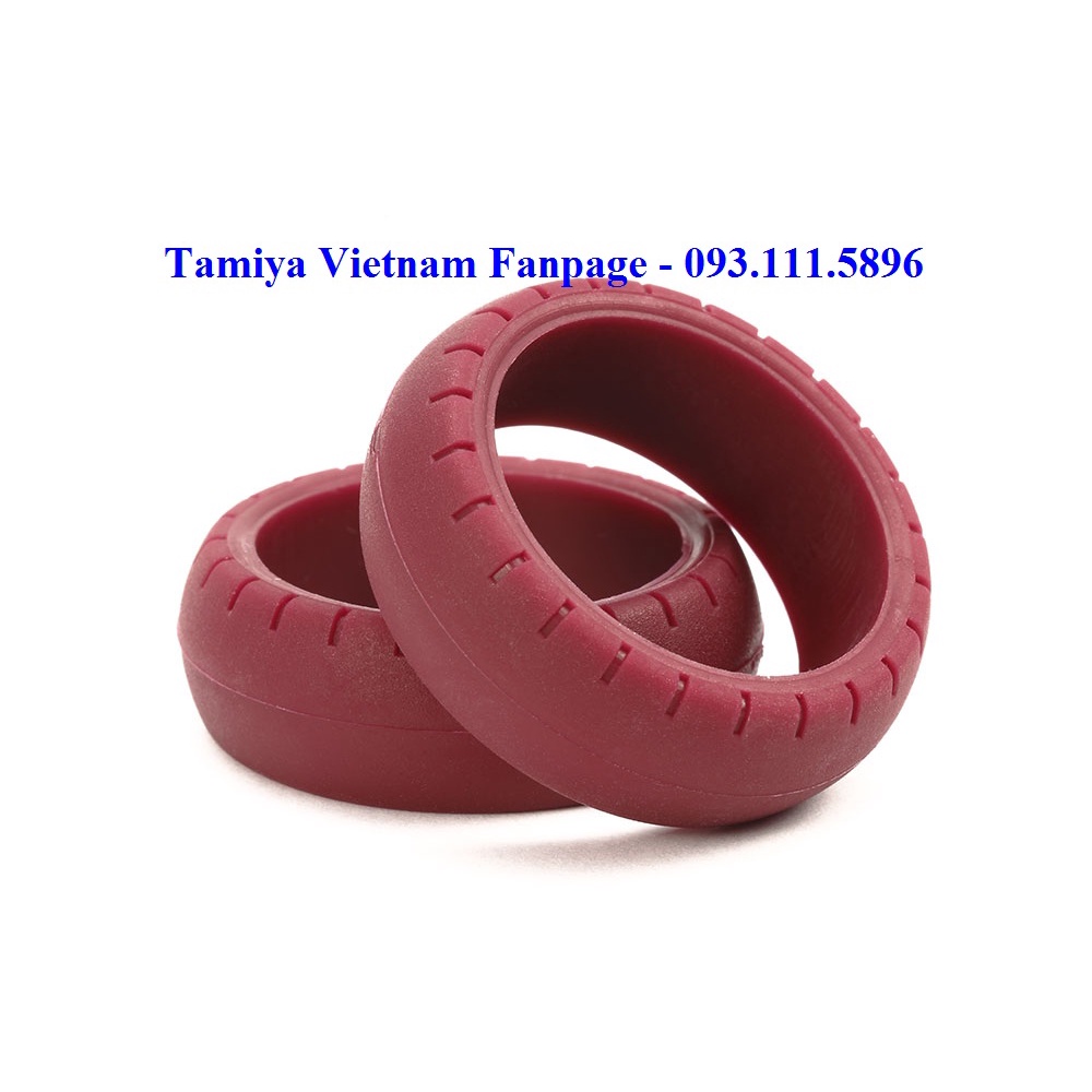 95482 Phụ Kiện mô hình xe đua lắp ráp Mini 4WD LOW FRICTION LARGE DIA. ARCHED TIRES