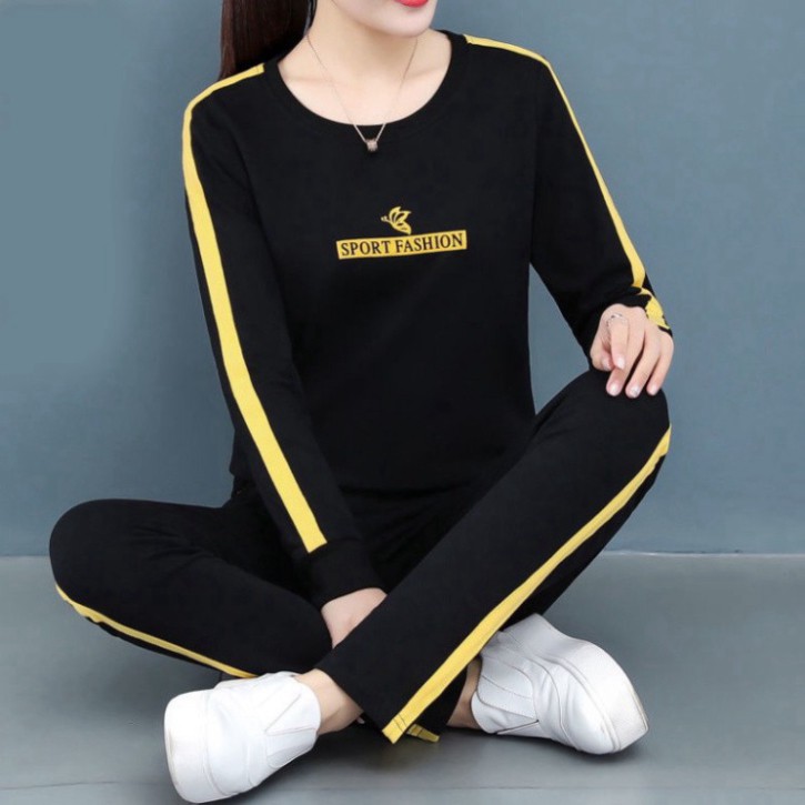 Đồ bộ thể thao nữ thu đông dài tay cao cấp chất xneo KEMTHOITRANG - Mã K82