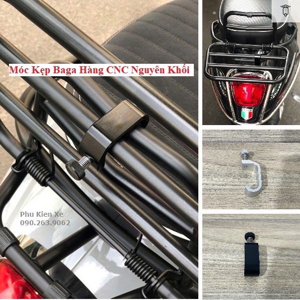 Khóa Kẹp Baga CNC Các Dòng Xe Vespa