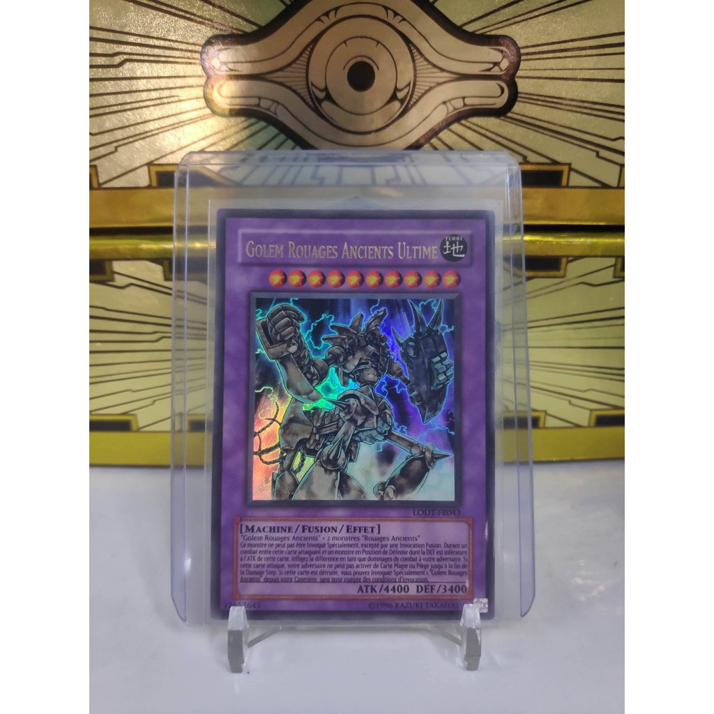 [ Dưa Hấu Yugioh ] Lá bài thẻ bài Ultimate Ancient Gear Golem - Ultra Rare Unlimited - Tặng bọc bài nhựa bảo quản