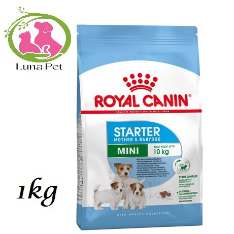 ROYAL CANIN MINI STARTER MOTHER &amp; BABYDOG 1kg, thức ăn cho chó đang mang thai và cho con bú  chó con dưới 2 tháng tuổi