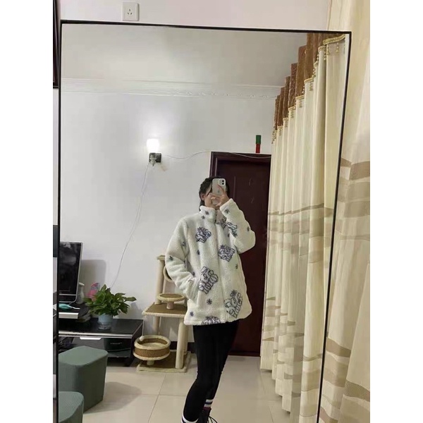 Áo khoác bông OiOi giống Rosé BLACKPINK