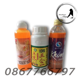 Combo hương liệu câu cá rô phi 135 trứng sữa đại ca đại hương khóm câu rô phi hồ dịch vụ siêu hot 2022