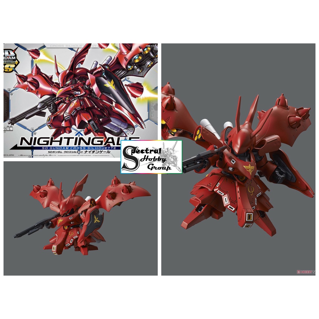 Mô hình lắp ghép SD Gundam Cross Silhouette Nightingale Bandai