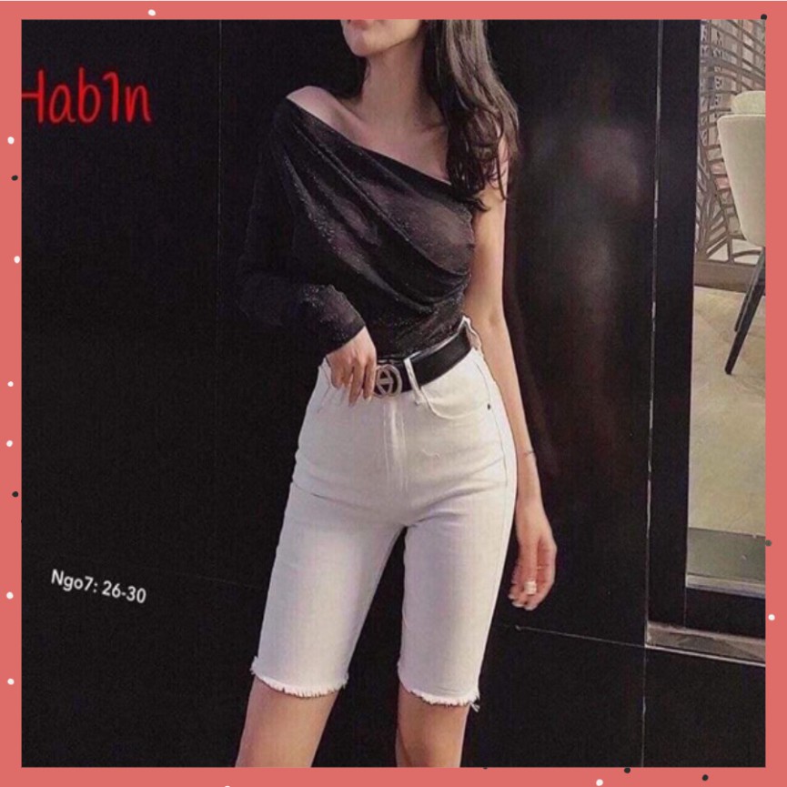 QUẦN JEAN NGỐ 2 MÀU ĐEN TRẮNG CỰC XINH (Ảnh thật + Video)
