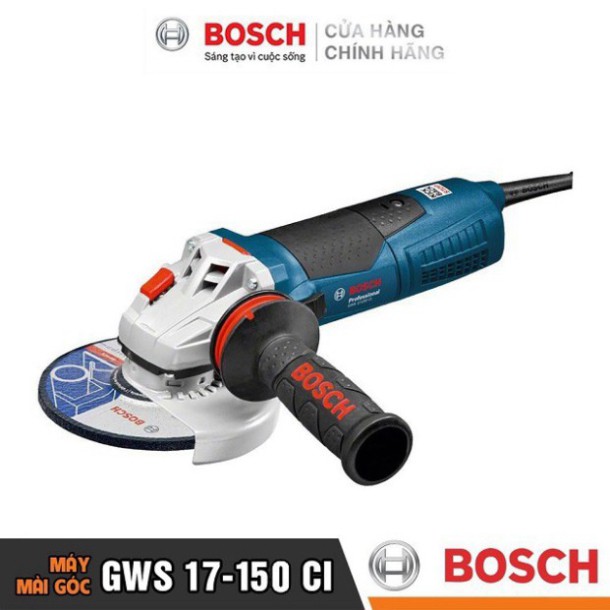 [HÀNG CHÍNH HÃNG] Máy Mài Góc Bosch GWS 17-150 CI (150MM-1700W) , Giá Cạnh Tranh, Chất Lượng Hàng Đầu
