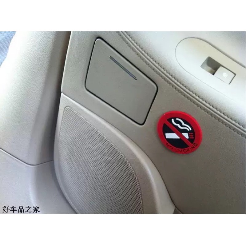 ⚡️FLASH SALE⚡️ decal no smorking loại xịn cao su mềm dày dặn phù hợp gắn trên mọi bề mặt,logo