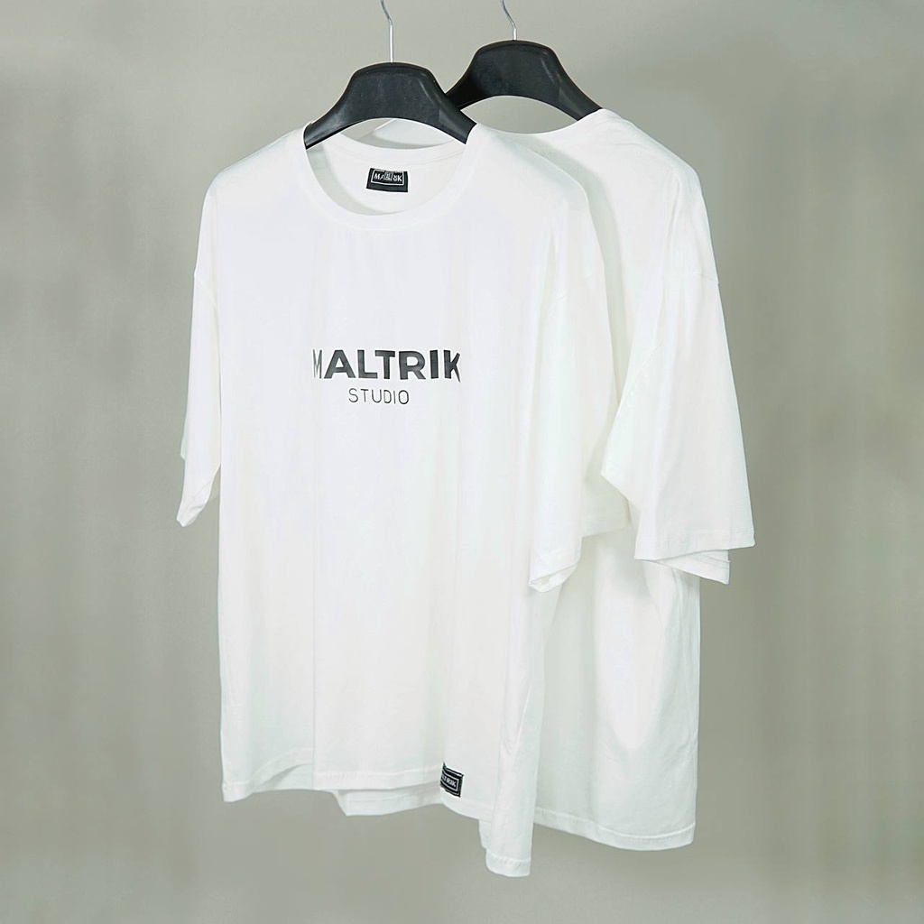 Áo phông nam nữ MALTRIK Studio form rộng unisex áo thun BIGSIZE basic chất cotton thoáng mát có size lớn đến 110kg