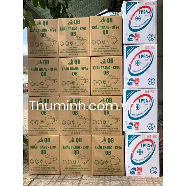 [Giá Sỉ] Thùng 300 Chiếc Khẩu Trang Kháng Khuẩn 4D KF94