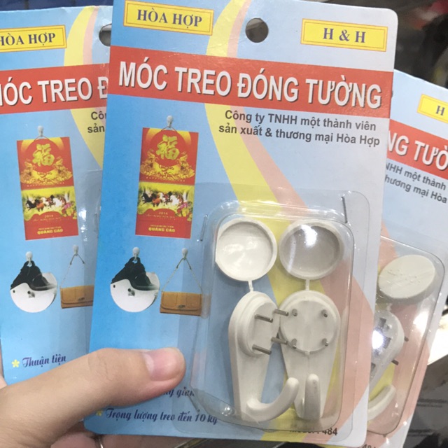 Móc đóng tường vỉ 2 chiếc (đóng đinh) Hàng VN chất lượng cao