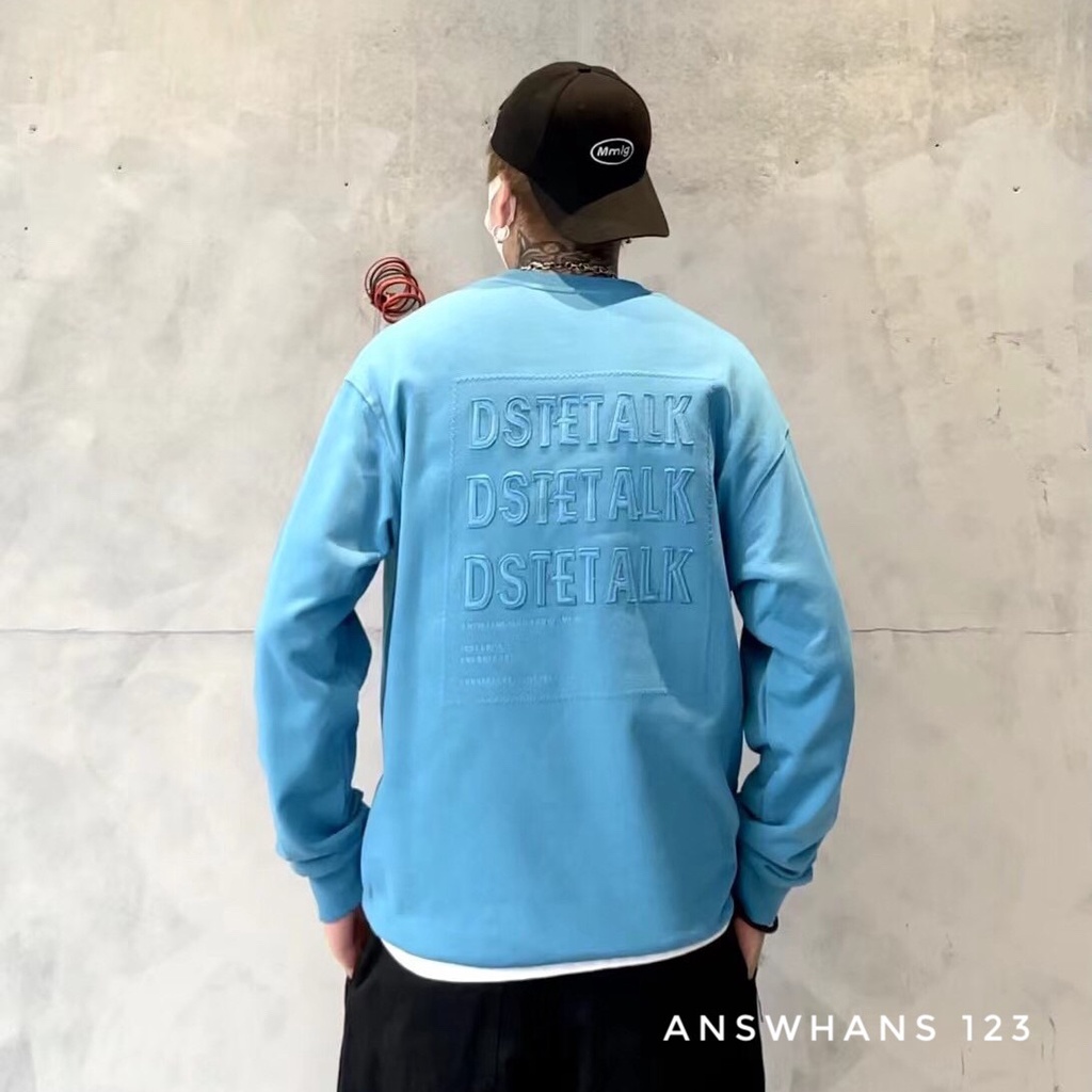 Áo nỉ nam dài tay form rộng sweater hàn quốc bigsize thu đông cao cấp xuất khẩu ANSWHANS 121