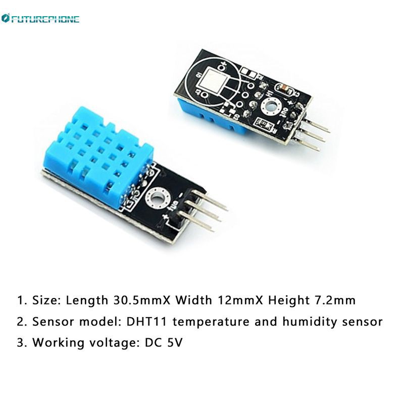 Mô Đun Cảm Biến Nhiệt Độ Và Độ Ẩm Dht11 Dht11 Dht-11 Cho Arduino Kèm Dây Cáp